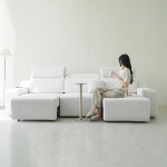 [단독특가]동서가구 이모션 슬라이딩 무빙 패브릭 리클라이너 4인 3인 소파