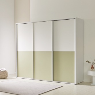 동서가구 에센셜 3도어 슬라이딩 옷장 2000 DF926811