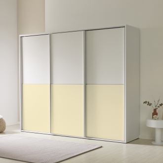 동서가구 에센셜 3도어 슬라이딩 옷장 2400 DF926815