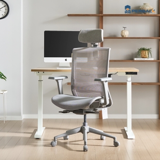퍼백 에어 플렉스 슬라이드백 허리편한 메쉬 학생 공부 컴퓨터 사무용 책상 높낮이조절 의자