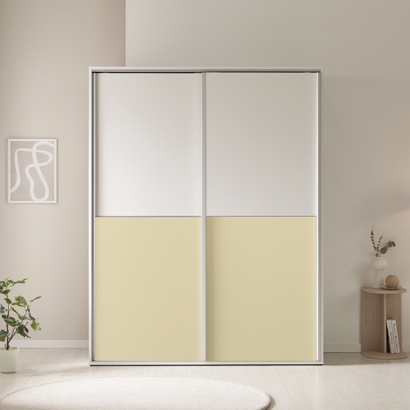 [단독특가]동서가구 에센셜 2도어 슬라이딩 미닫이 옷장 모음 비스포크 거울도어 광폭 선택