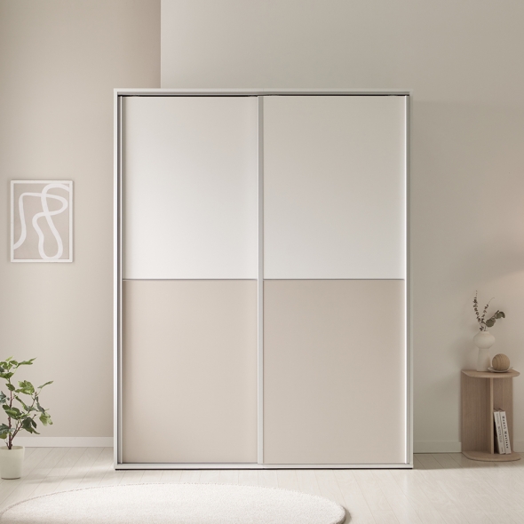 [단독특가]동서가구 에센셜 2도어 슬라이딩 미닫이 옷장 모음 비스포크 거울도어 광폭 선택