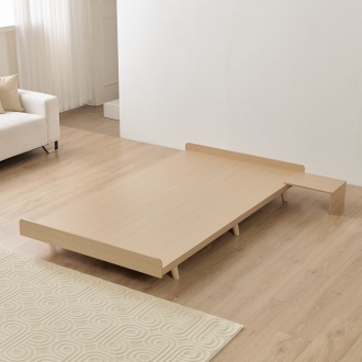 시스모 E0목재 LPM 저상형 슈퍼싱글/퀸 침대프레임 저상형침대