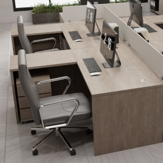 [퍼니럭스리빙] 루센트 611 사이드 책상세트 1600