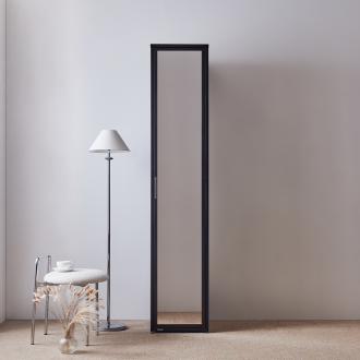 동서가구 블룸 철제 LED 드레스룸 거울도어 400 더블 행거형 기본 거울도어 수납장 진열장 장식장 DF927090