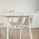 ★한정수량★동서가구 해빗 포세린 통세라믹 4인용 식탁세트 (의자4개포함) DF927041