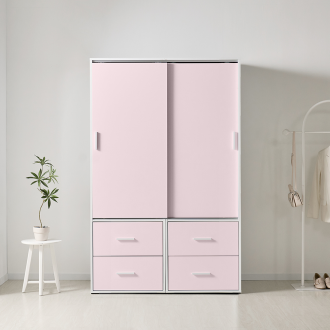 동서가구 E0 엘리먼 1200 슬라이드 도어 옷장 서랍형 DF926831