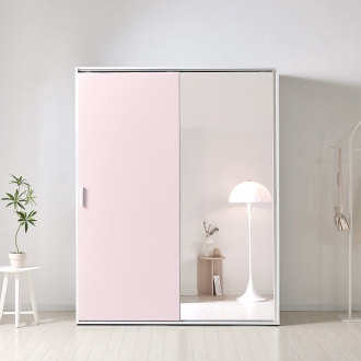 동서가구 E0 엘리먼 1600 슬라이드 도어 옷장 + 거울도어 DF926837