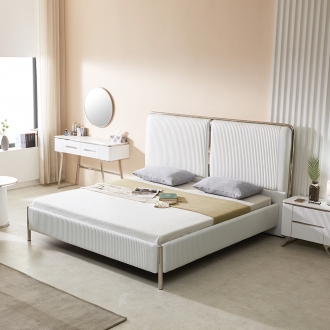 [라룬제이] 셀레스트 침대프레임 실버 - LK (라지킹)