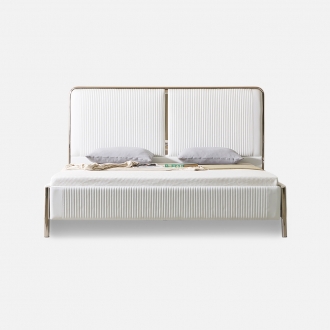 [라룬제이] 셀레스트 침대프레임 실버 (킹) - K