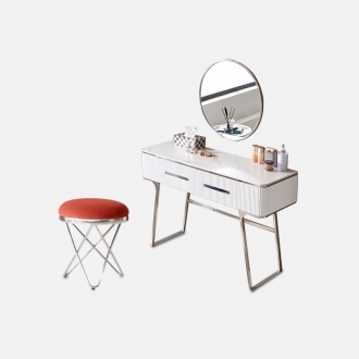 [라룬제이] 셀레스트 세라믹 화장대 풀세트(거울,의자포함)