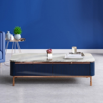 [라룬제이] 르블루 대리석 소파테이블 1300