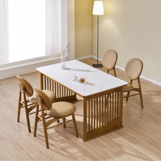 [라룬제이] 칼리아 비앙코 세라믹 4인식탁세트