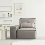 ★한정수량★동서가구 알론 천연면피 가죽 1인 소파 우형 DF927205