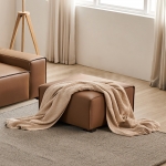 ★한정수량★동서가구 알론 천연면피 가죽 1인 소파 좌형 DF927206