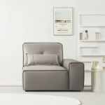 ★한정수량★동서가구 알론 천연면피 가죽 1인 소파 좌형 DF927206