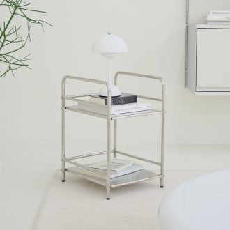 동서가구 슬릭 철제 협탁 DF927248