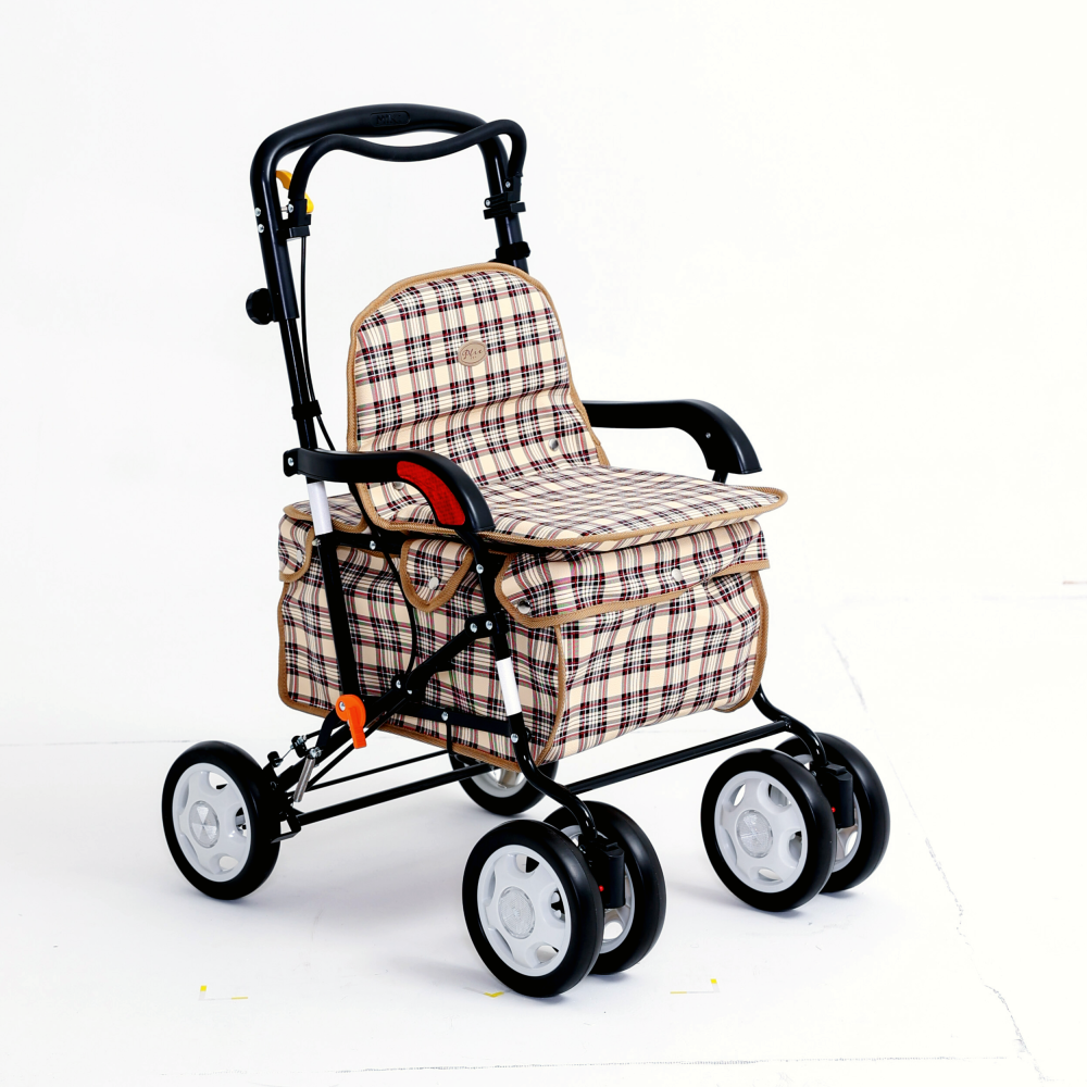 노인 보행보조기 어르신 보행기 실버카 할머니 유모차 플리에