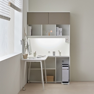 동서가구 E0 제니오 1200 LED 조명 책상 이동형 DF927368