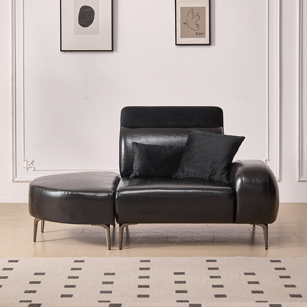 [위클리픽] 시월구일 레스 가죽 갤럭시원단 패브릭 등받이 스윙 모듈 3인용 4인용 소파