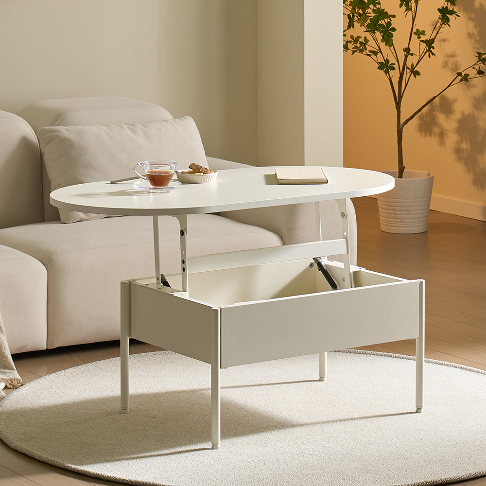 동서가구 E0 제디 소파 사이드 리프트 테이블 1000 DF927599