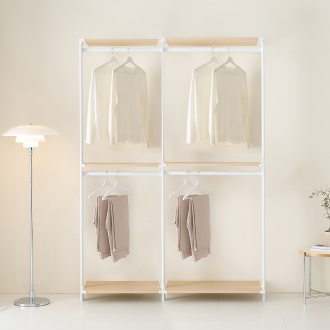 동서가구 커넥트 드레스룸 시스템 행거 A.1400 세트 (행거+행거) DF927330