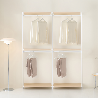 동서가구 커넥트 드레스룸 시스템 행거 A.1600 세트 (행거+행거) DF927331