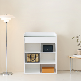 동서가구 커넥트 드레스룸 시스템 행거 800 오픈아일랜드장 DF927327