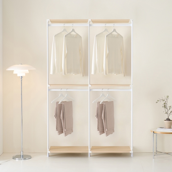 [단독특가]동서가구 커넥트 드레스룸 시스템 행거 세트 모음 선반장 옷장 아일랜드장 거울장