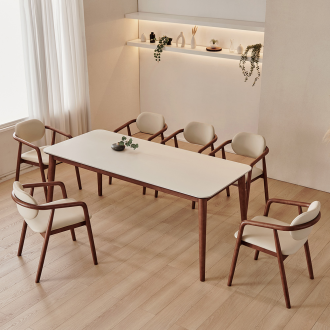 동서가구 로사 6인용 원목 세라믹 식탁 세트 1800 (의자6) DF927592