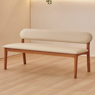 동서가구 로사 PU 원목 식탁 벤치 3인 벤치 DF927582