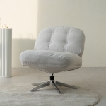 ★한정수량★동서가구 도우 인테리어 패브릭 회전 라운지 암체어 1인 소파 의자 DF927671