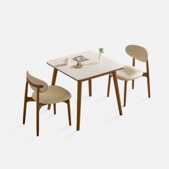 [라룬제이] 루네아 세라믹 2인 원목 식탁세트