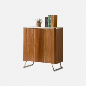 [라룬제이] 마르센 천연무늬목 세라믹 수납장 800