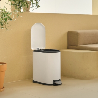 [하우스레시피] 밀리 무소음 페달 휴지통 슬림 20L (2color)