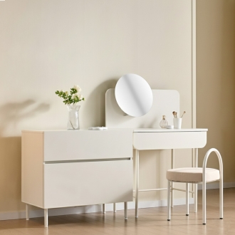 [단독특가]동서가구 글로우 파티션 거울 화장대 800 1000 모음 서랍장 스툴 선택