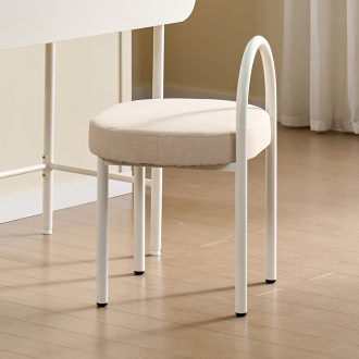 동서가구 글로우 화장대 패브릭 스틸 스툴 DF927612