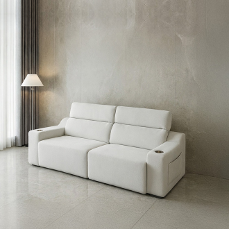 동서가구 이모션 슬라이딩 무빙 패브릭 리클라이너 3인 소파 DF927706