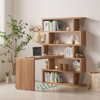 다안 1400x1200 모듈 5단책장책상세트 학생책상 인테리어책상