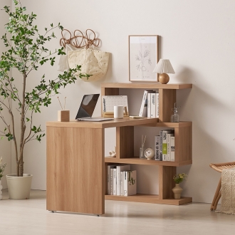 다안 1200x800 모듈 3단책장책상세트 학생책상 인테리어책상