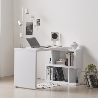 다안 1400x800 모듈 2단책장책상세트 학생책상 인테리어책상