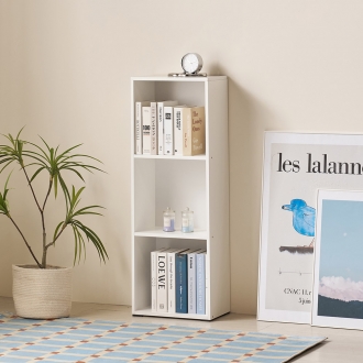 다안 E0목재 LPM 폭40cm 틈새 3단책장 틈새책장 틈새수납장식장