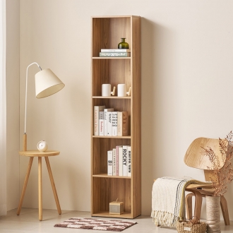 다안 E0목재 LPM 폭40cm 5단책장 틈새책장 틈새수납장식장