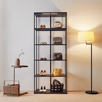 동서가구 블룸 철제 드레스룸 800 5단 오픈형 수납장 DF927097