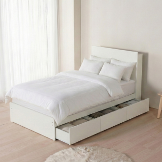 동서가구 E0 클레어 LED 짧은서랍 수납침대 프레임 SS DF927751