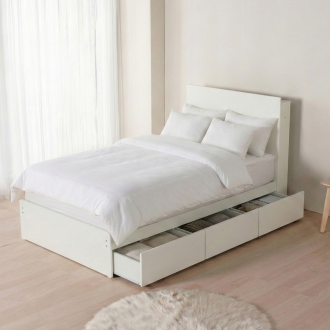 동서가구 E0 클레어 LED 짧은서랍 수납침대 프레임 Q DF927753