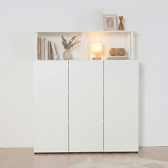 동서가구 E0 아르크 시스템선반 다용도 수납 책장 1200 3단+선반 1단  DF927781