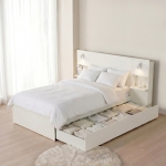 [단독특가]동서가구 E0 클레어 수납침대 모음 SS/Q 짧은서랍 빅서랍 헤드 무헤드 선택