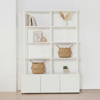 동서가구 E0 아르크 시스템선반 다용도 수납 책장 1200 1단+선반 4단 DF927770