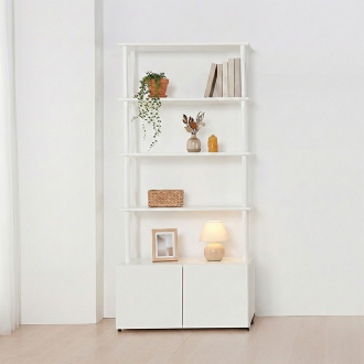 동서가구 E0 아르크 시스템선반 다용도 수납 책장 800 1단+선반 4단  DF927767